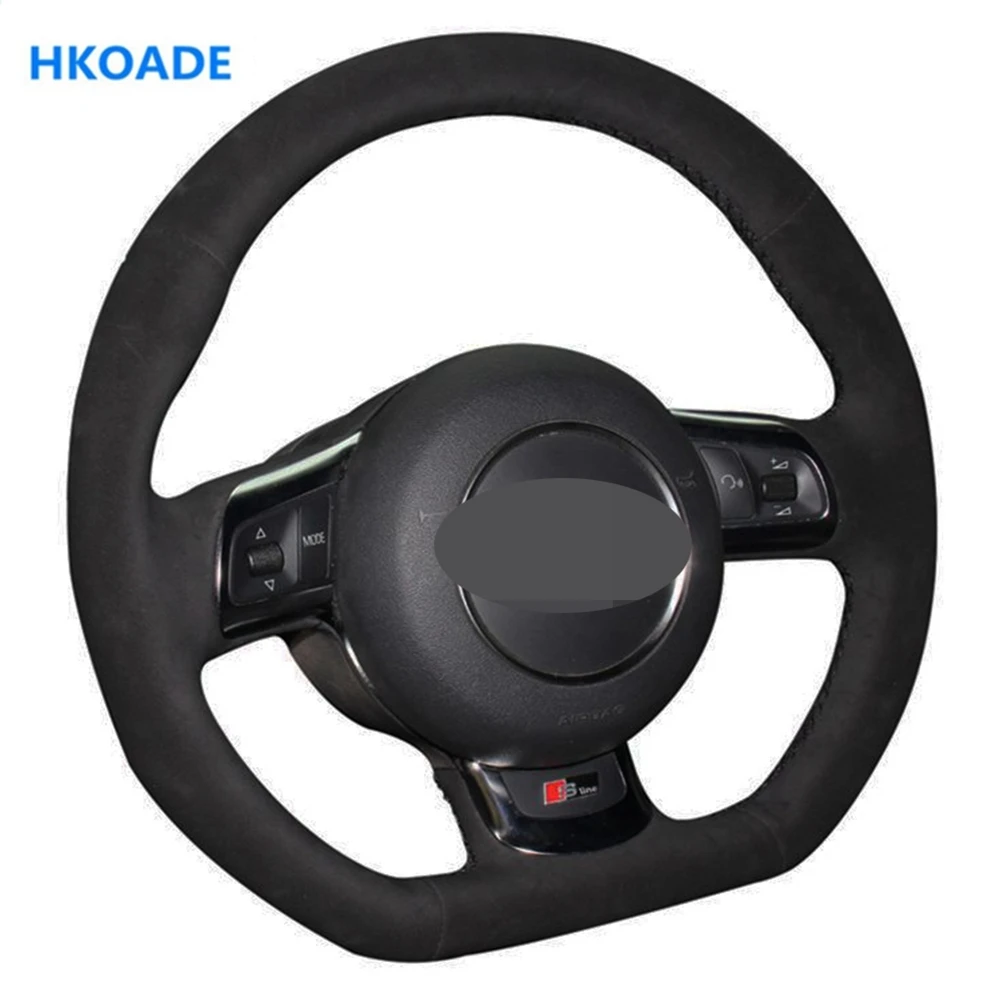 

Customize DIY Suede Leather Car Steering Wheel Cover For Audi A3 S3 (8P) Sportback 2008-2012 R8 (42) TT TTS (8J) 2006-2014