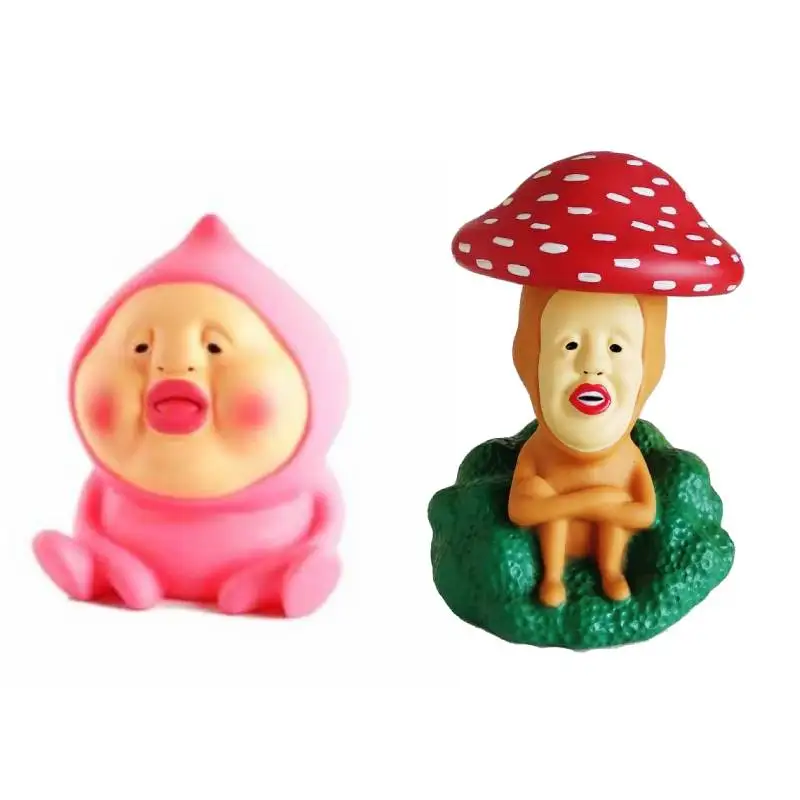 Японская свинья копилка Kobito пандуана в форме персика милая кукла фигурка|cute