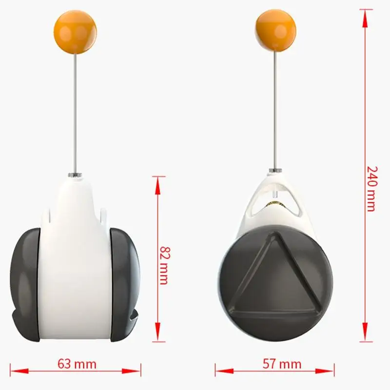 

Cat Toys Interactive Smart Cat Toy with Wheels Automatic No Toys Tumbler Funny recharge Catnip Rotating need Cat Mode Cat J7I3