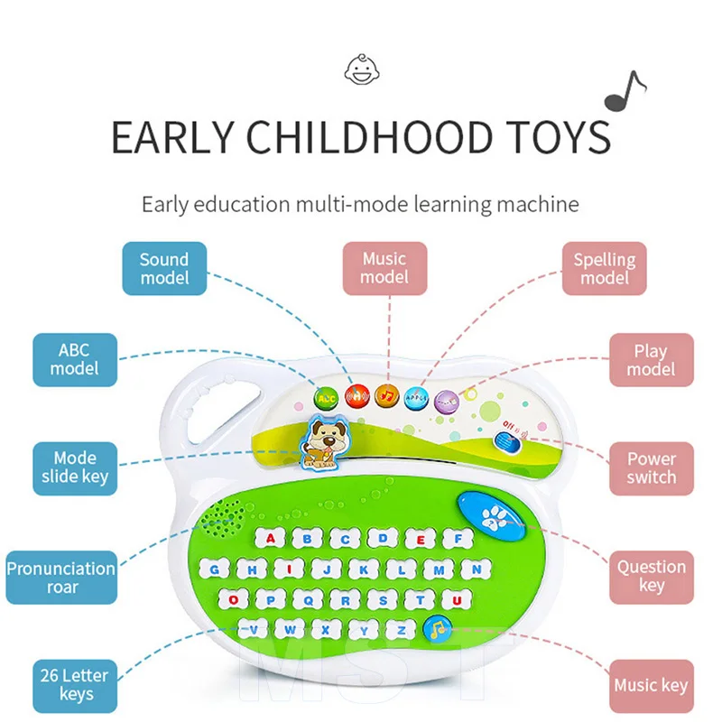 Educational Study Toys Mini Learning Machine Musical Interactive Pre School Toy For Infant Kids Baby | Игрушки и хобби