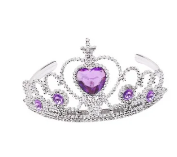 Костюм с хвостом русалки для маленьких девочек - Цвет: Crown Only