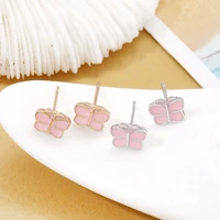 simple fashion small butterfly earrings womens earrings fashion oil dripping small fresh lovely earrings