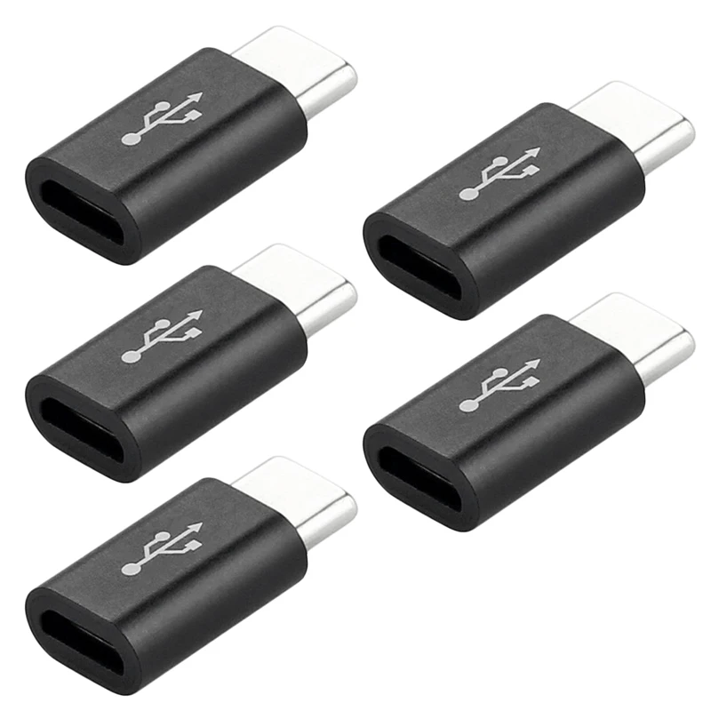 

5PCS Mobile Phone Adapter Micro USB To USB C Adapter Microusb Connector For Xiaomi Huawei Samsung Galaxy A7 Adapter USB Type C