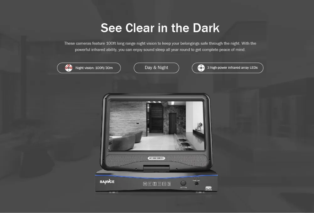 SANNCE 8-канальный сетевой видеорегистратор Wifi 1080P ip камера PoE NVR CCTV Беспроводной Камера Системы 8CH Wi-Fi NVR kit Wi-Fi NVR комплекты видеонаблюдения DVR комплект 1 ТБ HDD
