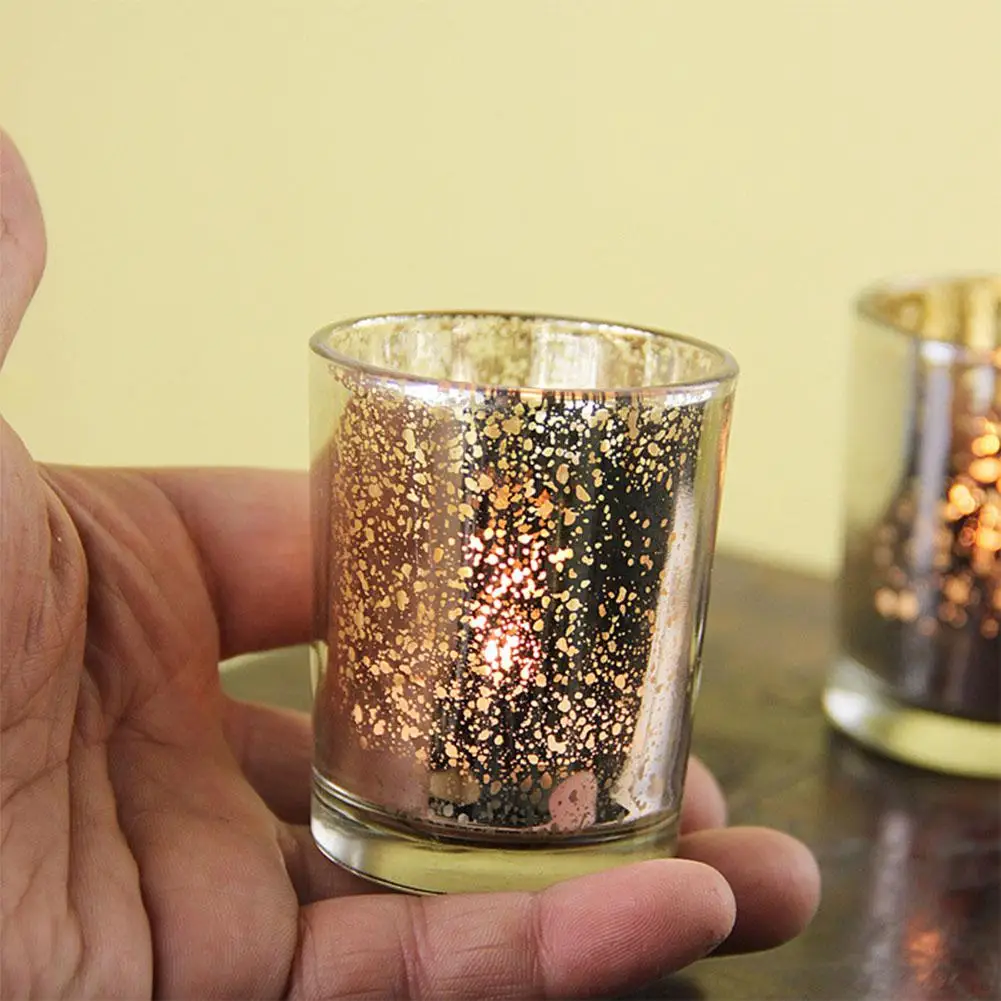 Подсвечник Votive Mercury Glass подсвечник для свадьбы вечеринки отеля кафе бара