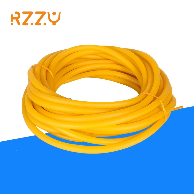 

10m Hunting Catapult Round Rubber Band Natural Latex Tube Type 1745 2050 3060 Slingshot Accessories For Outdoor Sports Shooting