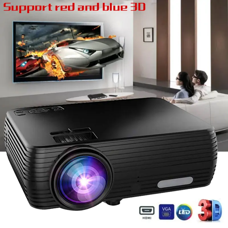 Проектор X5 16 77 миллионов проекции Цвет Full HD Media Player 3D дома Кино полный Функция