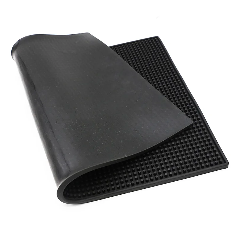 Flexible PU Anti-slip Heat Resistant Salon Mat Barbershop Styling Tools Holder Countertop Flat For Hairdressing Accessories | Красота и