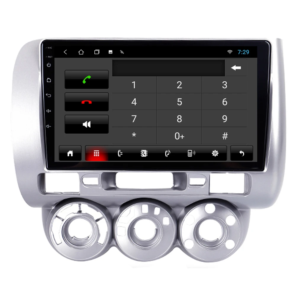 Четырехъядерный автомобильный радиоприемник RoverOne Android 10 GPS навигация для Honda Jazz Fit