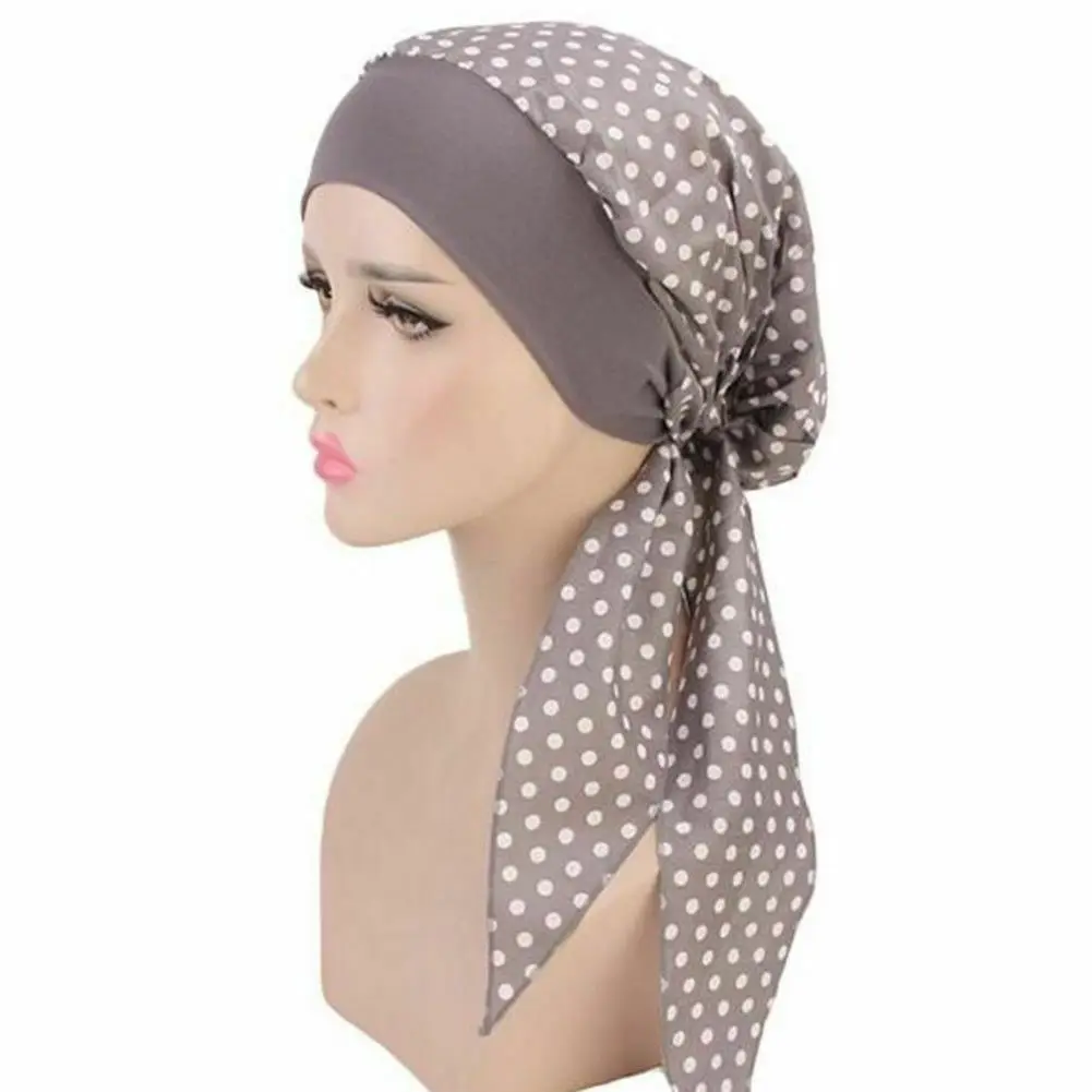 Женская винтажная Шапка-тюрбан повязка на голову для выпадения волос в индийском