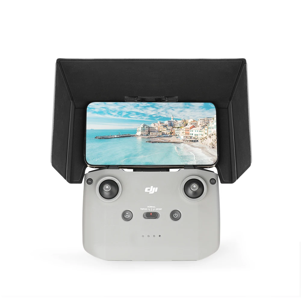 

Dji мини 2 пульта дистанционного Управление защищен от солнца мобильный телефон капюшон козырек Складная Коробка для хранения Mavic Air 2 mini 2 кол...