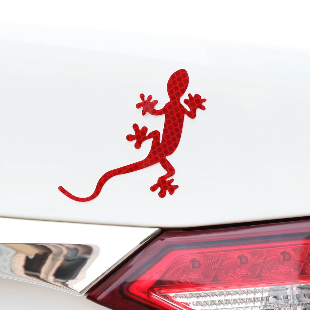 Gecko Светоотражающая наклейка для автомобиля бампер стикер Защитные чехлы