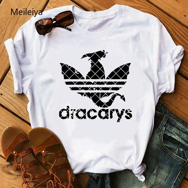 Dracarys Спортивная Игра престолов Женская Футболка Harajuku Винтажный стиль футболка