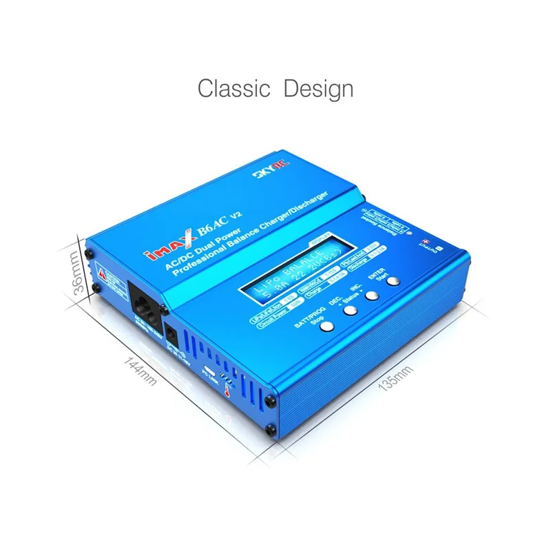 SKYRC IMAX B6AC V2 Зарядное устройство 50 Вт Lipo батарея баланс RC Dis зарядное вертолет