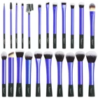 Sedona удивительный синий набор кистей для макияжа с мягкими густыми синтетическими волосами высококачественный алюминиевый наконечник и пластиковая ручка