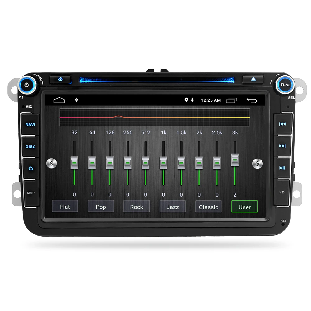 Android 9.0 Car Radio Multimedia For Skoda/Seat/Volkswagen/Passat b7/POLO/GOLF 5 6 Navigation DVD Player Bluetooth GPS Stereo | Автомобили