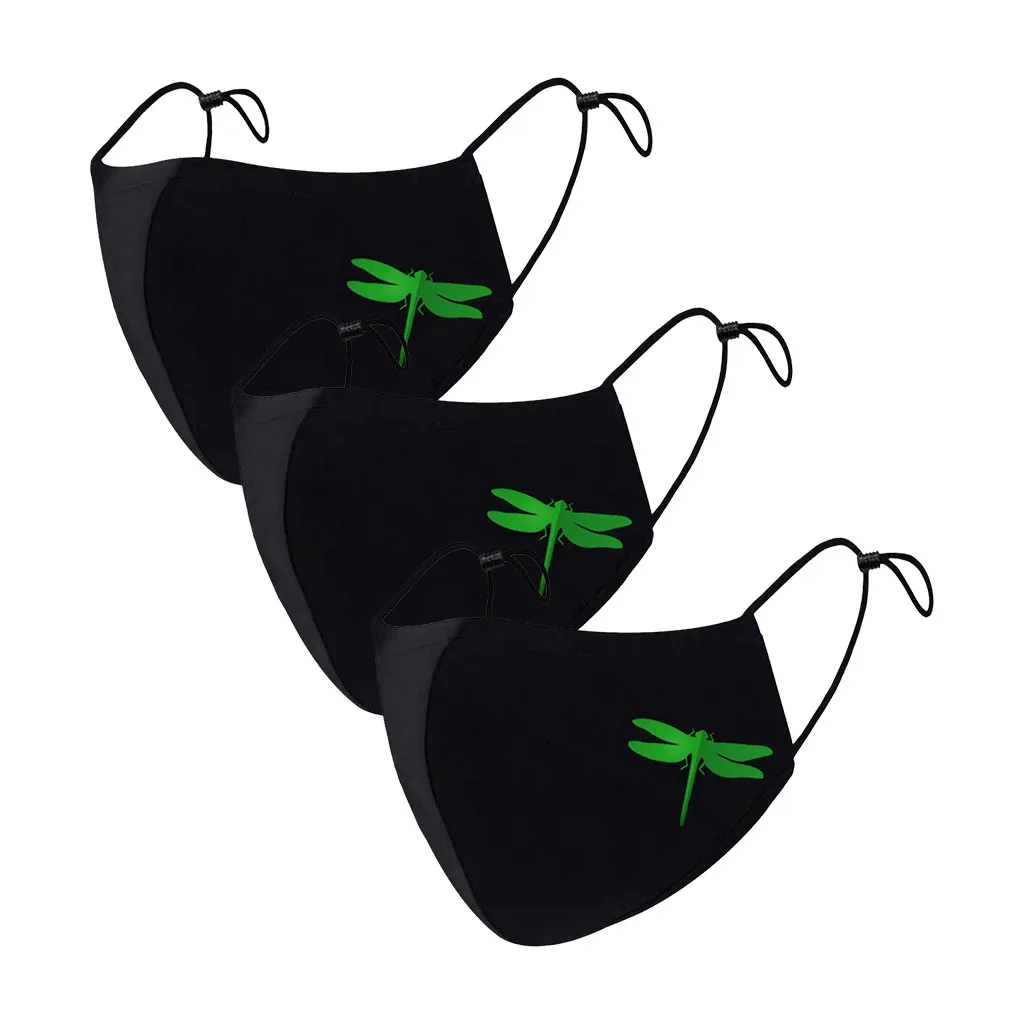 3 шт. ледяной шелк черный белый маска для лица велосипедный мотоциклетный