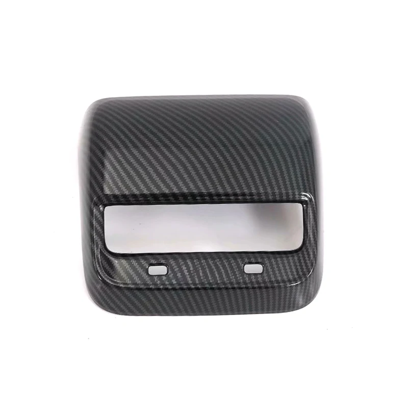 

Fit forTesla Model 3 2018 2019 2020 Car Styling ABS Carbon Armrest Rear Air Vent Outlet Panel Cover 1pcs Auto Accessories