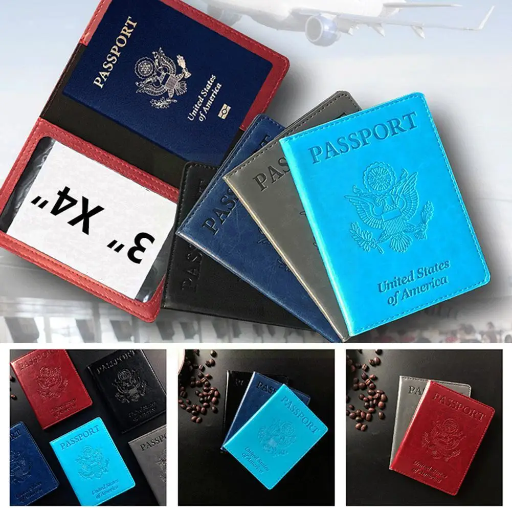 

Обложка для паспорта, отделение для кредитных карт, Обложка для паспорта для мужчин и женщин, органайзер для паспортов для путешествий, 140*105 ...