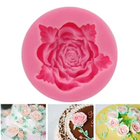 flowers rose carnation peony silicone fondant decoration baking cake mold ice tray handmade soap drip glue decoration