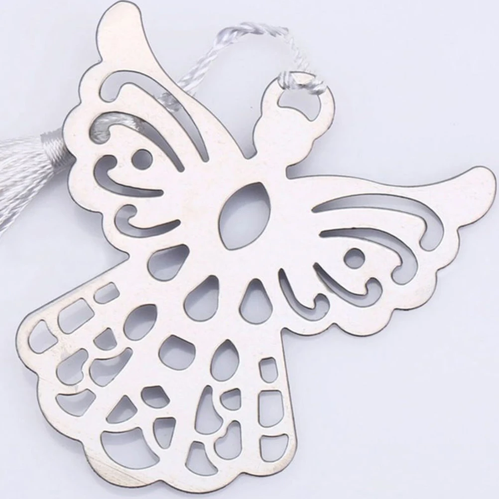 

1PC Metal Bookmark With Tassel Wedding Souvenirs Book Packaging Markers Box