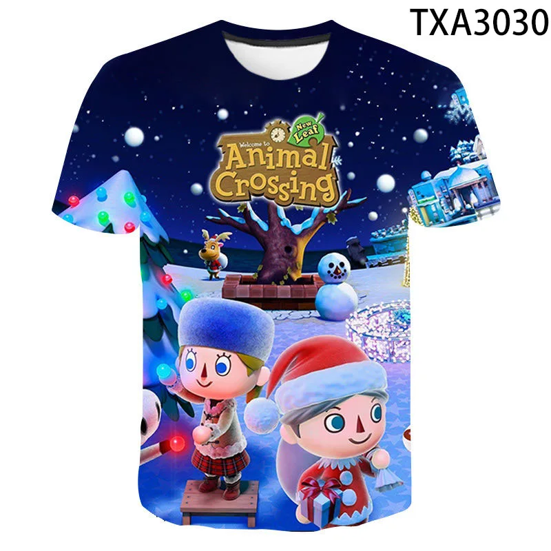

New Summer Cartoon Anime Crossing 3D T shirt Men Women Children Fashion Streetwear Boy Girl Kids Print T-shirt Cool Tops Tee