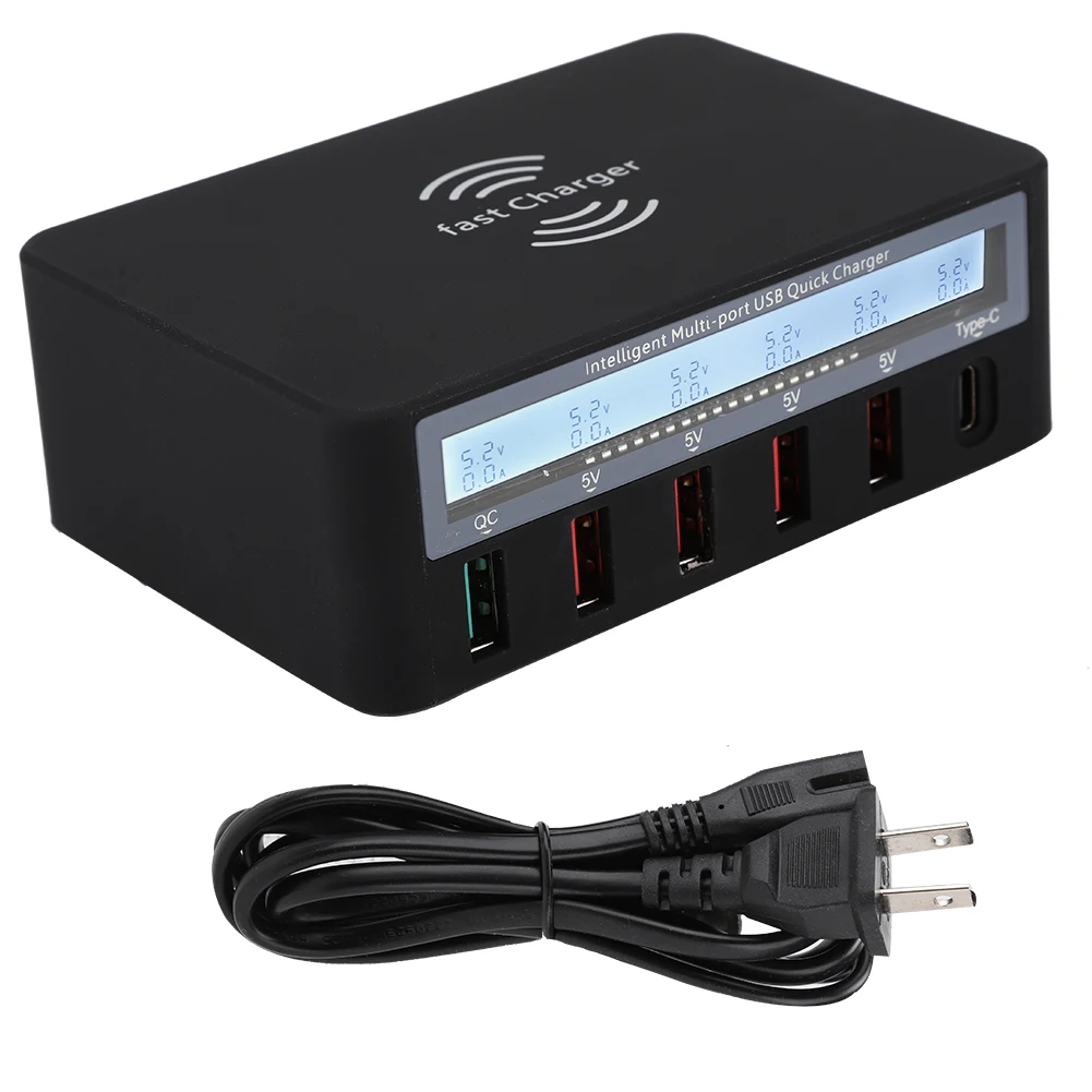 

USB-зарядная станция с несколькими портами, 100-240 В