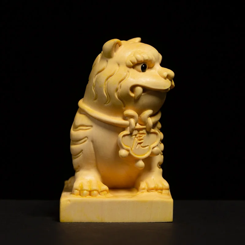 7 см статуя тигра бокса для гостиной маленькое животное на удачу украшение из