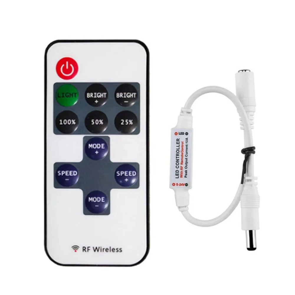 

Беспроводной RGB-контроллер Xnbada 11-ключ DC5-24V