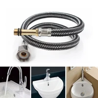 g12 600mm shower hose stainless steel flexible coldhot mixer faucet water supply 4 pipe hoses of 60cm flexible tube pipe fro