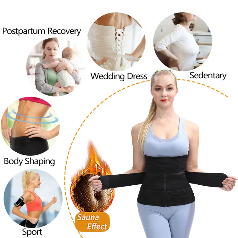 Для женщин для похудения талии тренер неопрена Body Shaper уменьшение живота жир