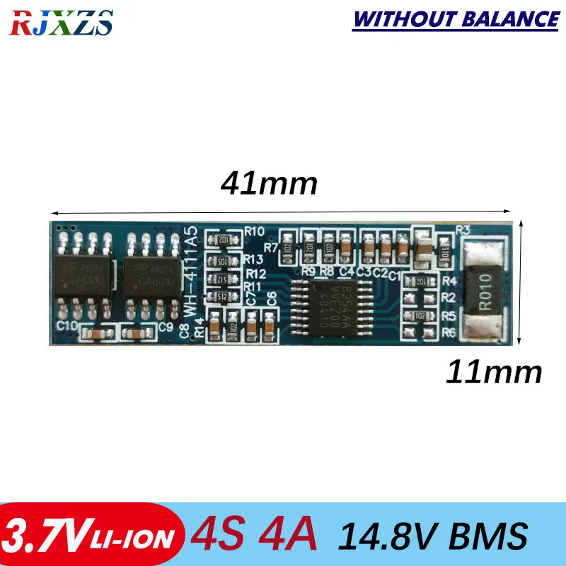 4S 4A Li-Ion 14 8 v 18650 DIY BMS PCM Защитная плата батареи bms pcm для литий-ионной lipo 4 cell pack |