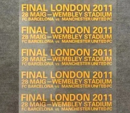 Финальный Лондонский патч 2011 финальная деталь матча термотрансферный
