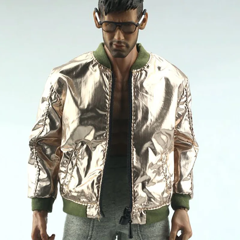 Мужская куртка из искусственной кожи в масштабе модная одежда мужская