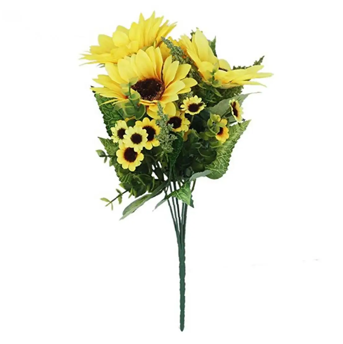 1 Букет 18 голов искусственный Шелковый Подсолнух красивые поддельные