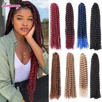 18inch passion twist single braiding synthetic crochet hair extensions crochet braids spring twist hair for women 75g lovepancy
