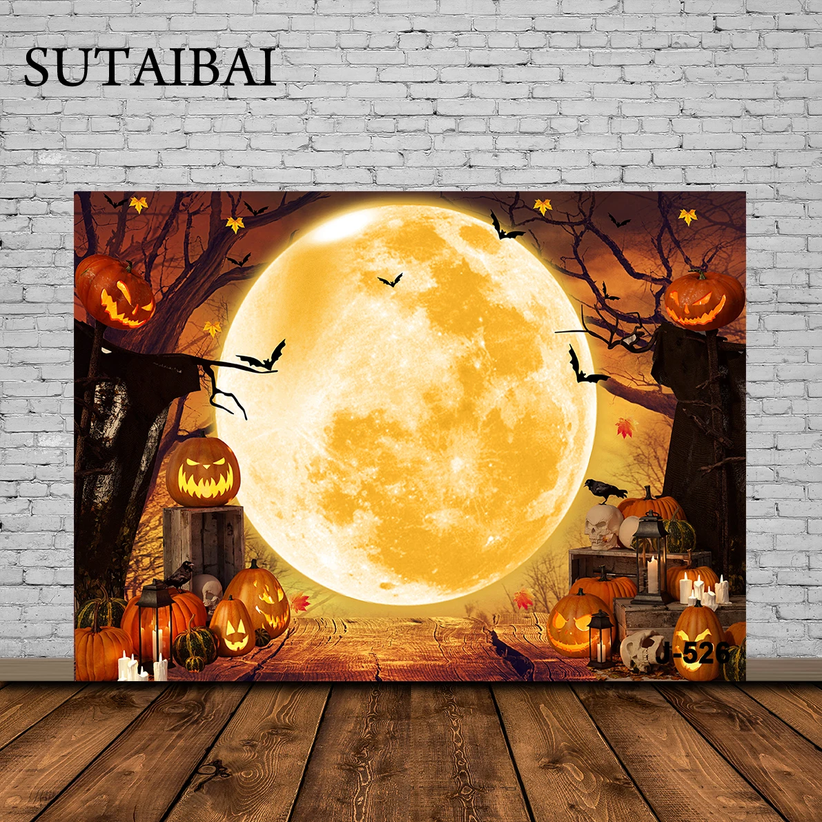 

Хэллоуин Тыква фонарь фотография фон с привидениями лес жуткий ночь кленовые листья осень ужас вечерние ринка поставки баннер летучая мышь