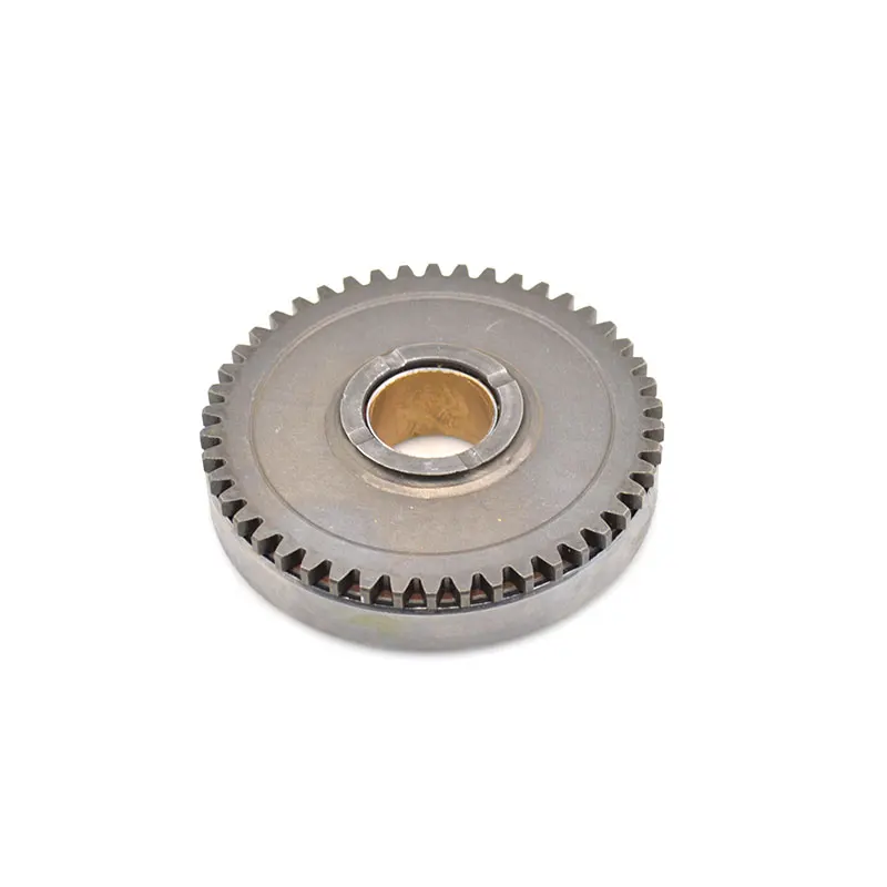 

Motorcycle One Way Bearing Starter Clutch Assembly For Yamaha YBR125 JYM125 YBR JYM 125 46 Gear Teeth Counter Bore Spare Parts
