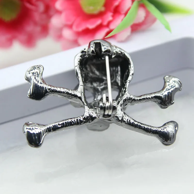 Классический ретро-значок в стиле панк черный цвет модная индивидуальная