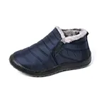 Женские зимние ботинки 2021, водонепроницаемая женская обувь для снега, Повседневная зимняя обувь на плоской подошве, ботильоны для женщин, зимняя обувь для пар