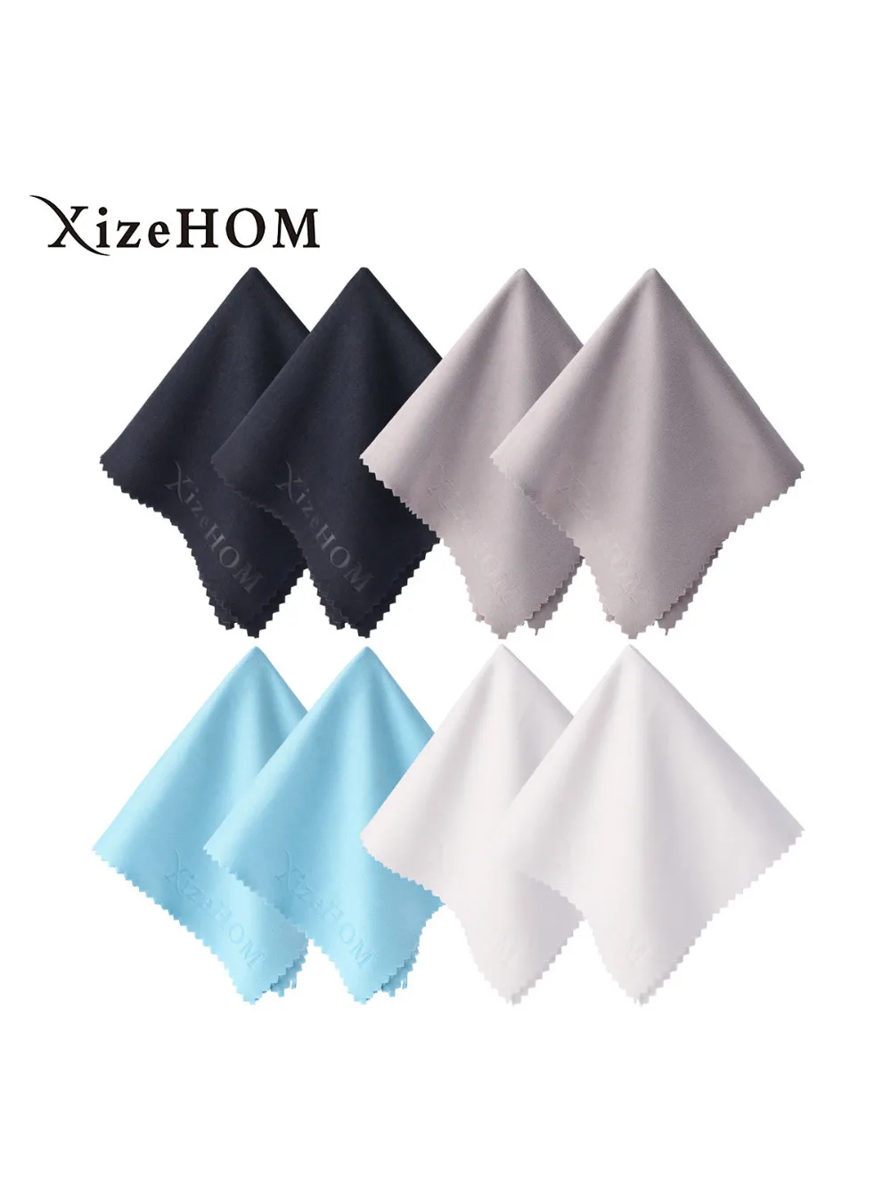 XizeHOM Салфетки для линз из микрофибры 8 шт.