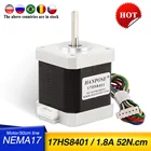 4-проводной шаговый двигатель Nema17 48 мм 78Oz-in 1.8A Nema 17, 42BYGH 1.8A (17HS8401), 1 шт.