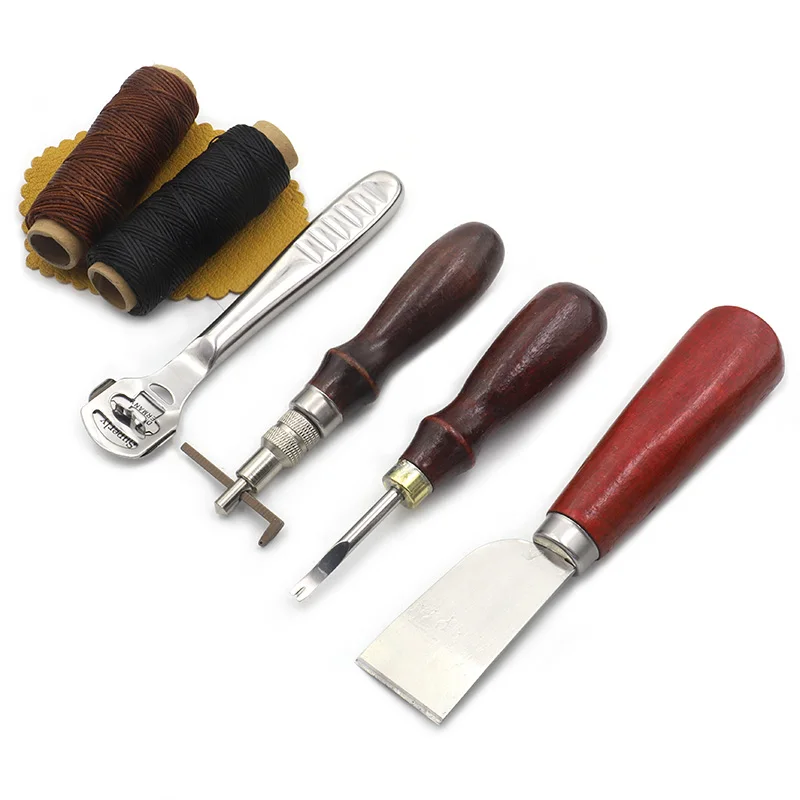 Набор инструментов для кожевенного ремесла марки QJH 1 комплект/25 шт. инструмент