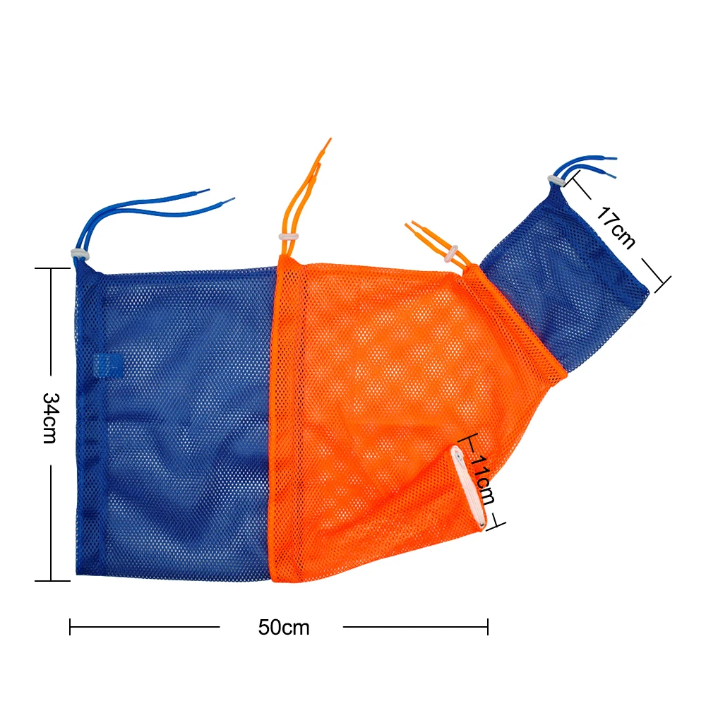 Orange Blue Сетка для ухода за кошками, сумка для ванны для кошек, регулируемые Стиральные Сумки для домашних животных, для купания, для обрезки ногтей, для инъекций, против царапин, укуса - Цвет: Orange Blue