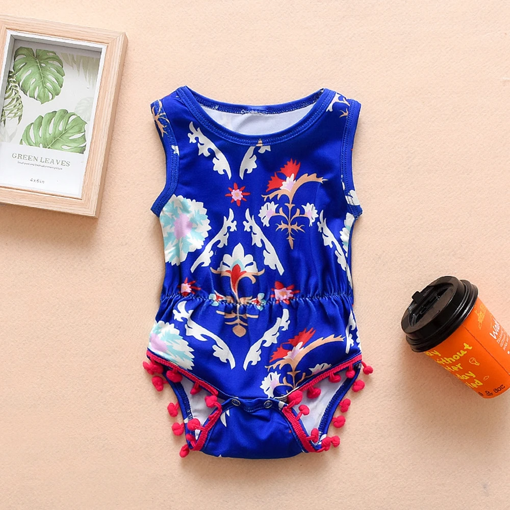 New Baby Rompers Short Sleeve Rabbit Printed Cotton Floral Overalls Newborn Clothes Roupas De Bebe Boys Girls Jumpsuit&clothing - Цвет: JK00162