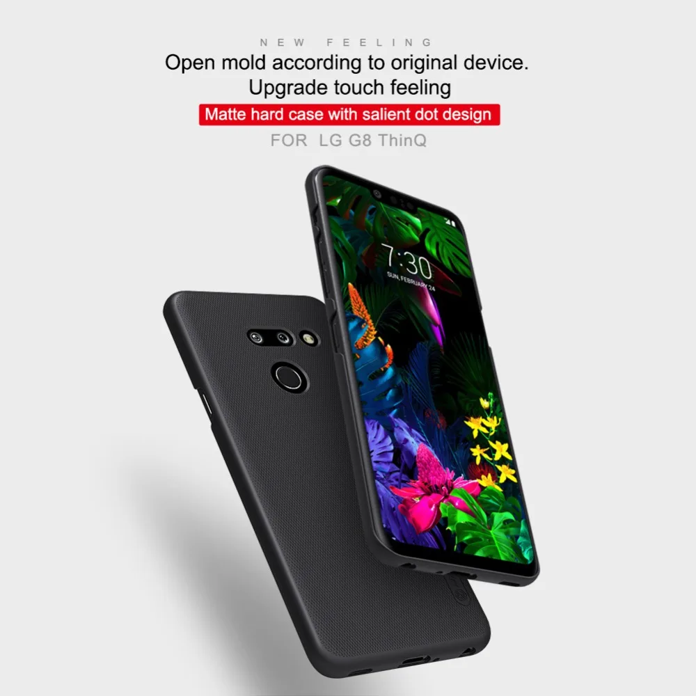 Для LG V40 чехол ThinQ Nillkin супер матовый защитный чехол жесткая Задняя крышка из ПК чехол для LG G8 ThinQ сумки для мобильных телефонов