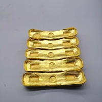 antique gold plated fortune longevity gold bar home decoration