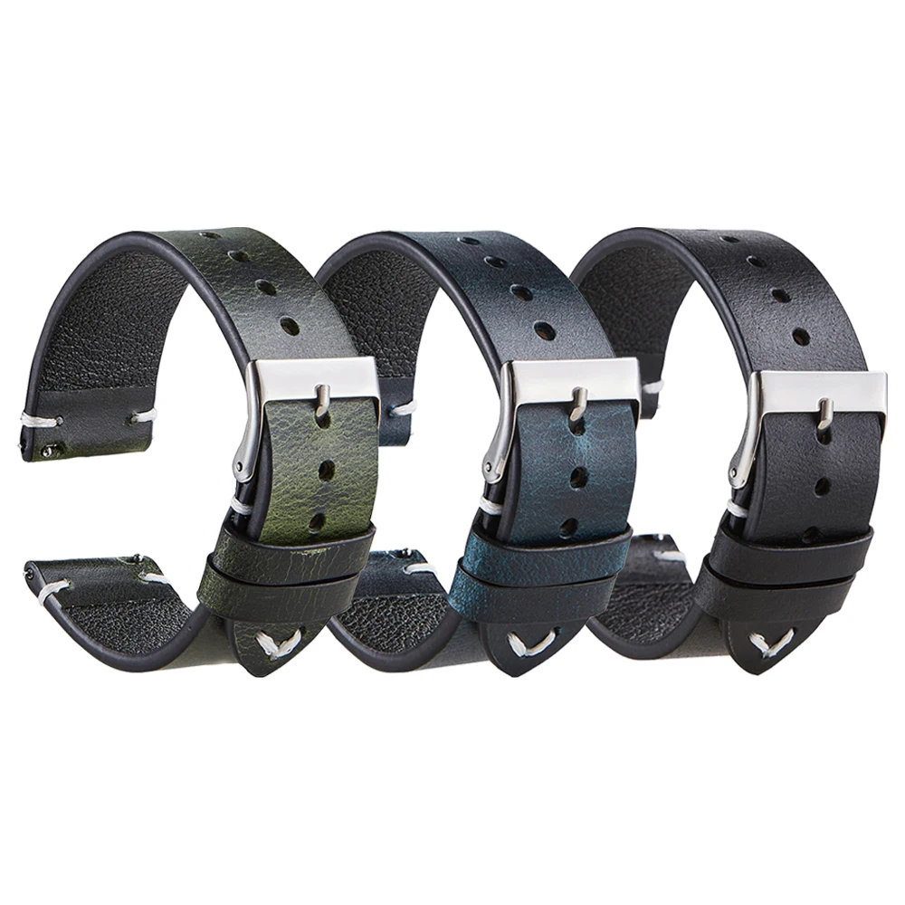 

Браслет из вощеной кожи для Samsung Galaxy Watch 3 45 мм 41 мм/46 мм/S3