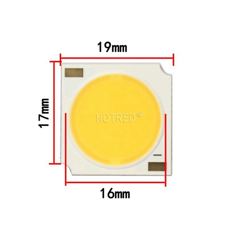 Светодиодный чип COB светодиод Epistar 1215 1313 1919 встроенный SMD 3 Вт 7 20 световые шарики