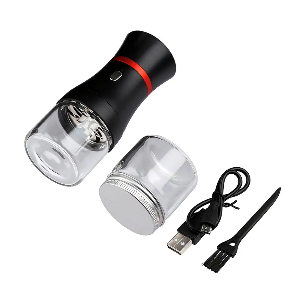 

Portable Spice Herb Grinder USB Charging Rechargeable Battery Short Circuit Protection Electric With Indicator Light